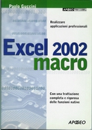 Copertina Libro Excel 2002 Macro di Paolo Guccini ed. Apogeo