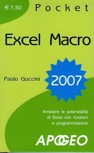Copertina Libro Excel 2007 Macro di Paolo Guccini ed. Apogeo