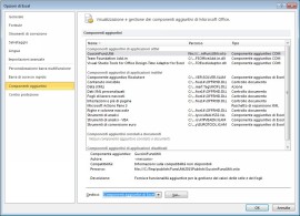 Excel Rimozione componente aggiuntivo Addin | Paolo Guccini